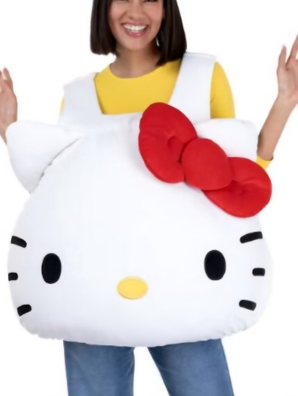 NWT Hello Kitty Squishmallows Halloween Costume White Plush 14+ Adult Teen New